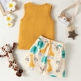 thumbnail image 3 of Dooleck Elephant Baby Clothes Animal Outfit Unisex Sleeveless Tops Shorts Pant Set, 3 of 8