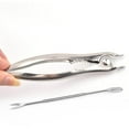 thumbnail image 2 of WHAMVOX Eating Crab Tools Clam Opener Silver 3Pcs for Home and Restaurant Use, 2 of 4