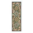 thumbnail image 3 of Unique Loom Baja Outdoor Collection Area Rug - Paz (2' x 6' Runner Green/Ivory), 3 of 7