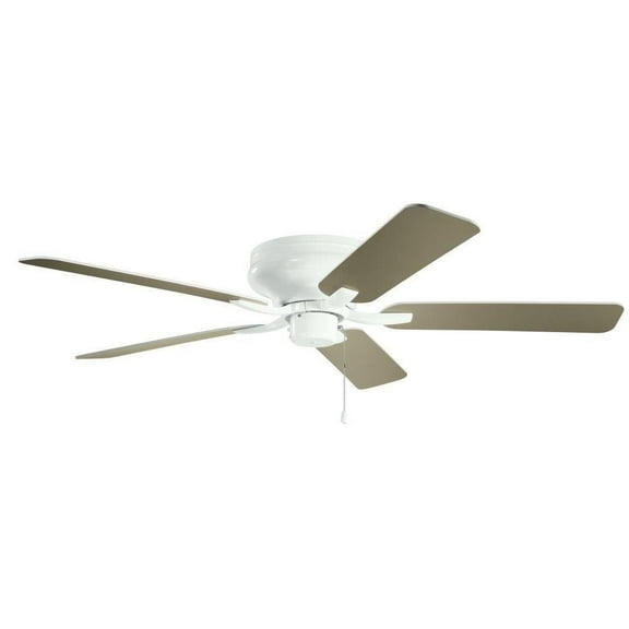 Ceiling Fan with Traditional Inspirations 8 inches Tall By 52 inches Wide-White Finish Bailey Street Home 147-Bel-3329923