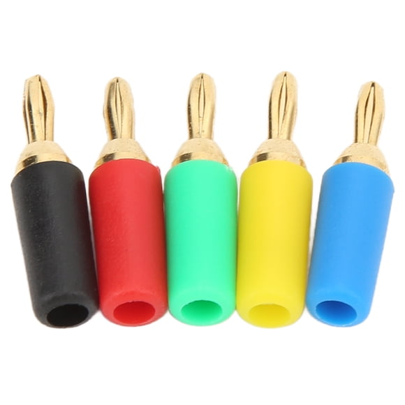 Conector banana, juego de 2 conectores banana de 2,5 mm/0,1 pulg. Conector banana recto Conector banana Innovación moderna