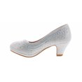 thumbnail image 4 of Nanette Lepore Silvia Youth Girls' Dress Heel | NL87916S-SILVER, 4 of 6