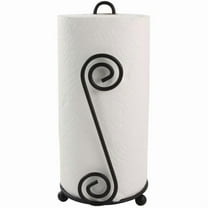 Spectrum Diversified Paper Towel Holder Scroll Style - Countertop Metal - Black