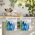 thumbnail image 4 of Rustic Beach Kitchen Towels Set of 1, Tropical Surfboard Palm Tree Wooden Grain Absorbent Dish Towels for Kitchen, Microfiber Hand Towel, Quick Drying Tea Towel for Cleaning Decorative Dishcloths, 4 of 7