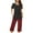 Black, variant on yievot Womens Capri Pajama Sets Short Sleeve Top and Capri Pant Set Soft Sleepwear Printed 2 Piece Lounge Sets