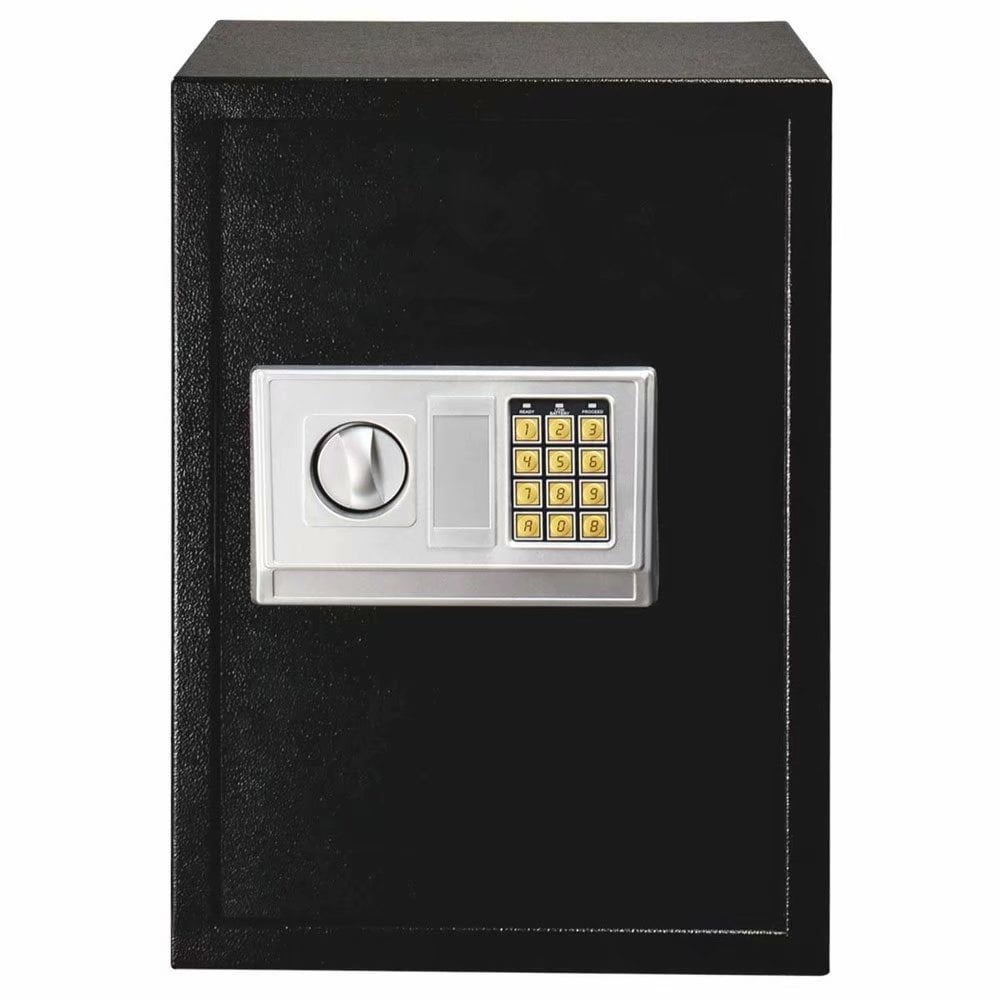Electronic Digital Steel Safe Box with Key Lock for Home Business