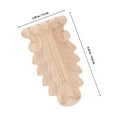 thumbnail image 2 of OUNONA 1 Ensemble Applique en Bois Beige pour Cheminée Incrustations Décoratives Design Complexe Style Européen Maison, 2 of 6