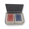 thumbnail image 4 of Rolling 66 Dual Deck Playing Card Holder Acrylic Box with Cards Included, Black, 4 of 5