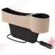 thumbnail image 3 of EeaseMX Organizador universal para el hueco del asiento del coche, con bolsillo lateral para el pasajero, cargador USB doble, portavasos y almacenamiento automático (beige), 3 of 7