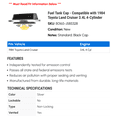 thumbnail image 2 of Fuel Tank Cap - Compatible with 1984 Toyota Land Cruiser 3.4L 4-Cylinder, 2 of 2