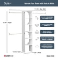 thumbnail image 2 of Closetmaid White Narrow Wood Closet System, 2 of 10