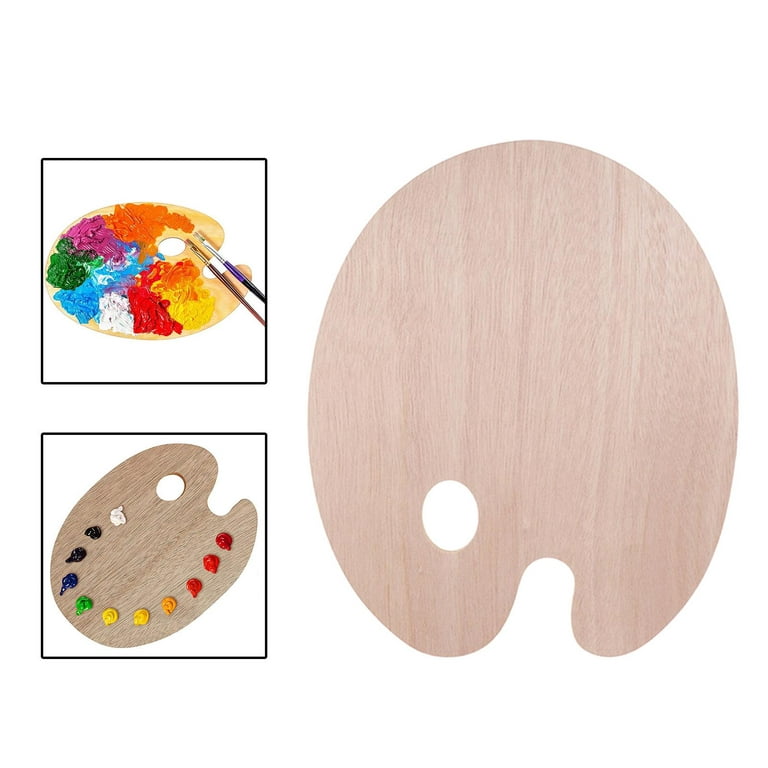Art Painting Color Palette Oval Color Mixing Board Painting Color