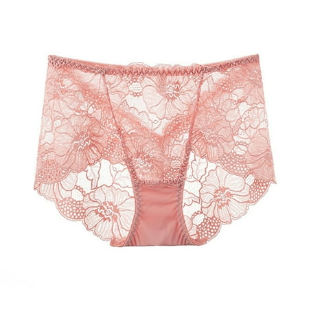

Liveday Women s Seamless Lace Panties Breathable Comfortable Quick-drying Underwear Soft Hip Lift Panties New