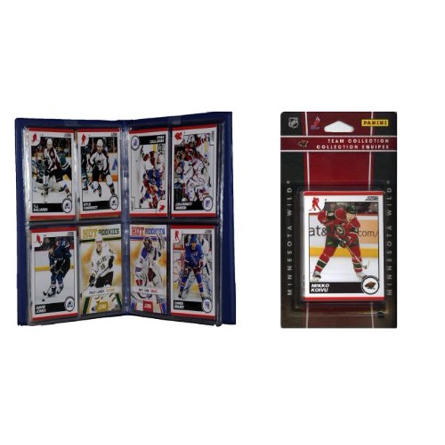 C&I Collectables 2010WILDTS NHL Minnesota Wild Licensed 2010 Score Team Set and Storage Album