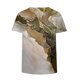 thumbnail image 5 of Blusa de camiseta informal con estampado de manga corta y cuello redondo de verano para mujer a la moda Fridja  hjk615, 5 of 5