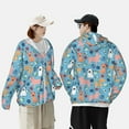 thumbnail image 4 of Balery Cute Dog Sudadera ligera de manga larga con capucha y protección solar UPF 50+ para hombre y mujer, ideal para pesca y running-Medium, 4 of 7