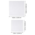 thumbnail image 2 of Hytrove 4pcs Canvas Frame Oil Paintings Cotton White for Home Decoration Projects, 2 of 8