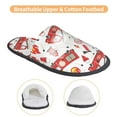 thumbnail image 5 of Junzan Fuzzy Feet Slippers For Women,House Shoes Non Slip Indoor/Outdoor,Fire Truck Designs-Medium, 5 of 9