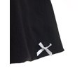 thumbnail image 7 of IBTOM CASTLE Girls' Bow Spaghetti Strap Dress - Adjustable A-Line Bubble Hem Party Dress for Summer Birthday Party School 10-11 Years Black, 7 of 7