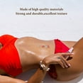 thumbnail image 3 of Dosaele 14G Belly Button Ring Red CZ Navel Rings Dangle Belly Button Piercing 3Pcs, 3 of 6