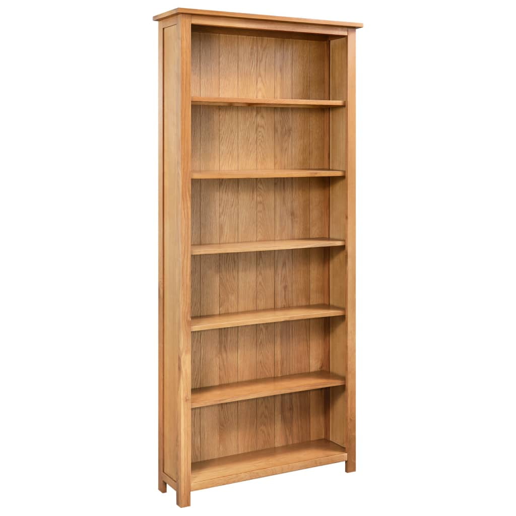 SUNMORY 6 Tier Tree Bookshelf, Small Bookcase with Storage Cabinet