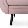thumbnail image 4 of Noble House Xane Indoor Fabric Chaise Lounge With Bolster Pillow, Light Blush, 4 of 9