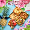 thumbnail image 7 of 48 Pcs Vibrant Hawaiian Luau Party Food Trays Daily Use Tropical Paper Serving Trays Disposable Floral Snack Containers for Summer Party Beach Gathering Home Celebration Supplies, 7 of 7
