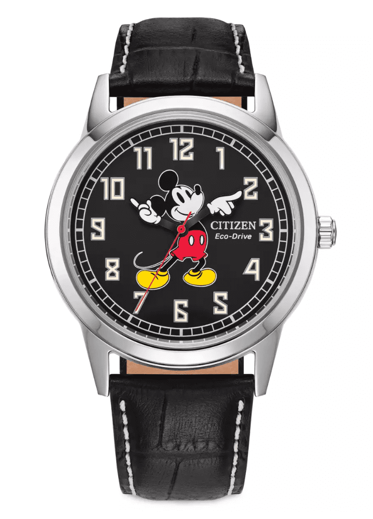 Disney Parks Mickey Mouse Silhouette Stainless Steel Quartz Watch