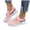 Pink, variant on Leopard Chunky Walking Shoes for Women Comfortable Mesh Memory Foam Workout Tennis Running Sneakers