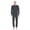 Dark Gray, variant on Unisex Adult Anti-Strip Adaptive Jumpsuit Round Neck Long Sleeve Zip Back Jumpsuit Dementia Clothing Grey L