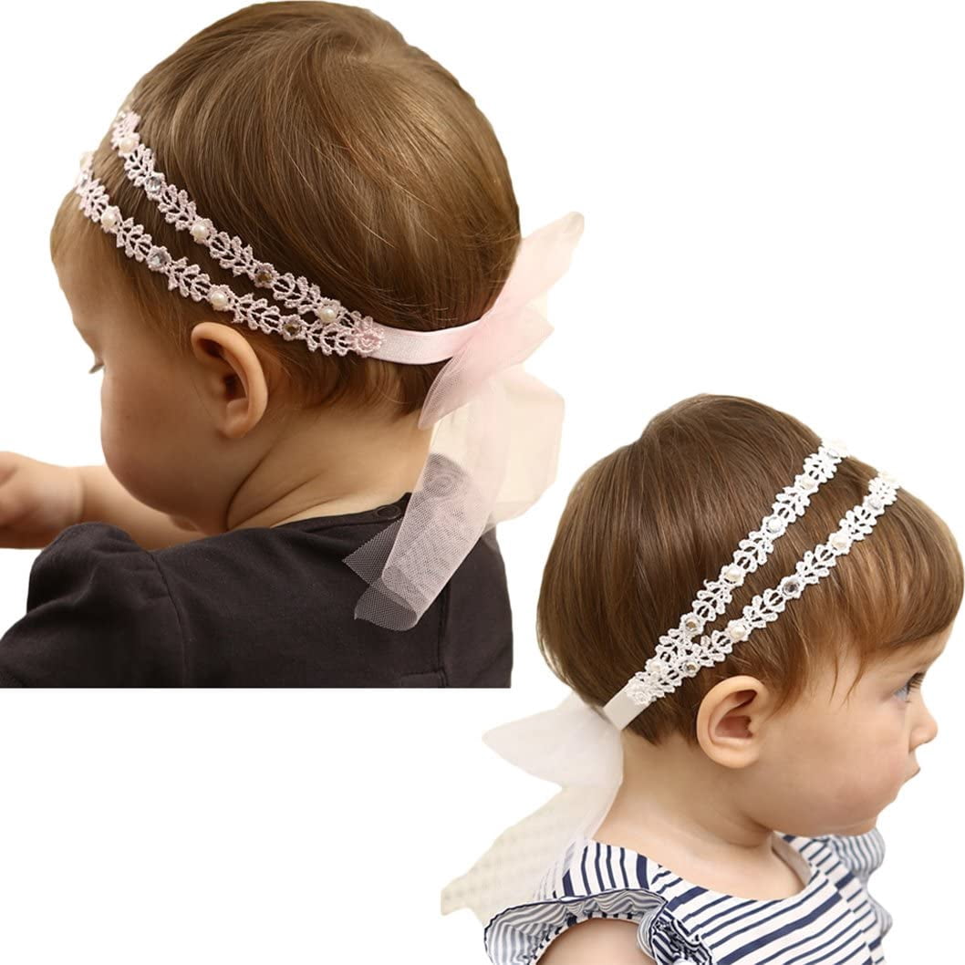 Baby Girl Super Elastic Headband Cotton Lace Infant Hair Band Children Hair  Accessories - Walmart.com