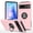 Pink, variant on AIOVETEAB for Google Pixel 8 Pro Case,Silky Soft Touch Heavy Duty Protective Cover with Ring Holder Kickstand Phone Case for Pixel 8 Pro 2023 (Black)