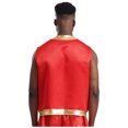 thumbnail image 4 of Aislor Men's Adults Toad Open Front Waistcoat Vest Red XXL, 4 of 7