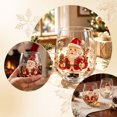 thumbnail image 6 of SLYNSHome Christmas Glass Tumbler 420ml Hand Blown Crystal Whiskey Cup with Gold Rim for Holiday Barware Home Christmas Party Gift, 6 of 7