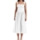 thumbnail image 3 of Vestido moldeador de cintura con corpiño floral para mujer, con cremallera, cuello en forma de corazón, sin mangas, con abertura, vestidos de verano plisados, 3 of 5