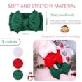 thumbnail image 4 of Diademas para niñas con lazo de nailon LemonSpace, paquete de 3, para Navidad, 4 of 8