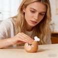 thumbnail image 6 of Chicken Drumstick Bubble Toy, Food Shaped TPR Squeeze Fidget, a Cartoon Drumstick for Desk Play and Novelty Gift Bags, Tan Leg Form with a White Bone Top and a Clear Mouth Bubble, 6 of 7