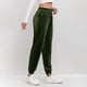 thumbnail image 5 of Karight Women's Velour Pants Soft Velvet Straight Leg Sweatpants Elastic Waist Warm Lounge Pant with Pockets, 5 of 5