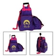 thumbnail image 4 of Equipo ecuestre Mochila Casco para montar Protectores de piernas Bolsa Púrpura Sharpla mochila ecuestre, 4 of 8