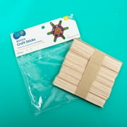 Hello Hobby Wood Craft Sticks, 50-Pack