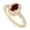 Garnet, variant on Oval Natural Citrine Halo Rings for Women in Sterling Silver, November Birthstone Jewelry Gifts for Her Birthday, Wedding Anniversary, Mothers Day, Christmas, Graduation