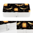 thumbnail image 4 of Fireflies PU Leather Necklace Holder with Removable Compartment, Portable Decorative Box Jewelry Boxes Necklace Organizer, 4 of 6