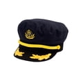 thumbnail image 1 of Mens Adjustable Captain's Cap - Navy, 1 of 2