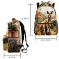 thumbnail image 2 of Lightweight Backpack Kangaroo School Bag Travel Laptop Daypack for Men Women Casual Rucksack, 2 of 6