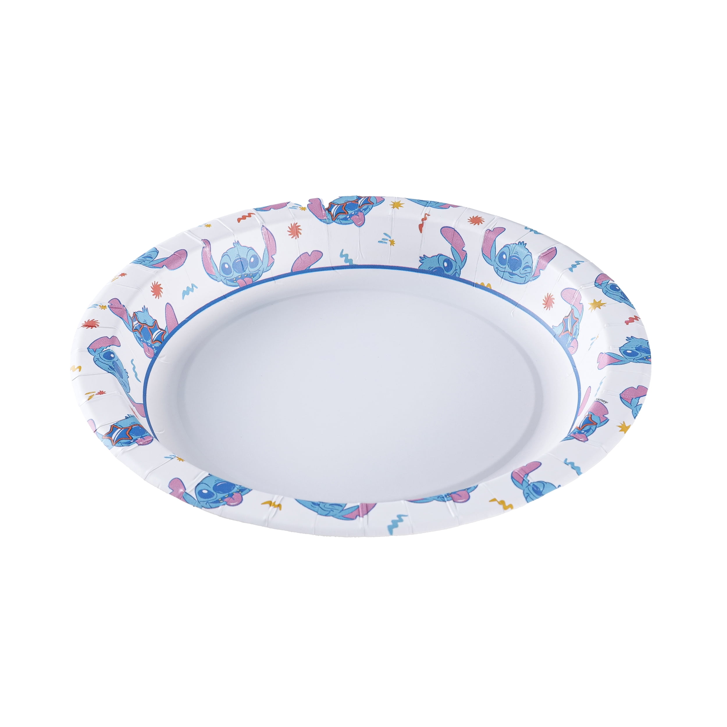 Glad For Kids Disney Lilo & Stitch 8.5 Inch Round Paper Plates - 20 Count