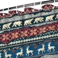 thumbnail image 3 of Multicolor Christmas Reindeer Pattern Shower Curtain 72"x84" ,Bathroom Decorative Shower Curtains Set with 12 Hooks,Modern Waterproof Washable Shower Curtain, 3 of 6