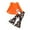 A-6942Orange, variant on MEZZALL Girls Halloween Outfits O-neck 2PCS Sets Cute Pumpkin Print Tops And Flare Pants Toddler Fall Winter Casual Party Performance Festival Clothes Lovely / 4-5 Years