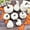 White #4, variant on 8 Pack Small Artificial Lifelike Cucurbit Fall Crop Mini Pumpkins | Realistic Foam Pumpkins for Home Garden Thanksgiving Halloween Decorations | 9.84x9.44x3.15in