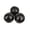 Black-BK Home Decor, variant on JJV 3 Pcs Handmade Juggling Ball Ideal Sandbag for Party Game Relief Hand Eye Coordination Practice for Beginners and Professionals Housewarming Gifts