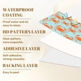 thumbnail image 6 of Crab Peel and Stick Wallpaper 17.7in x 9.8ft Orange Crab Blue Bold Graphic Style Contact Paper Vinyl Waterproof Self Adhesive Wall Paper for Bedroom Shelf Cabinet Renter Friendly, 6 of 8